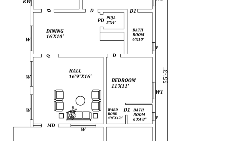 30X55 NORTH FACING HOUSE