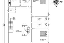 40x60 west facing house plan