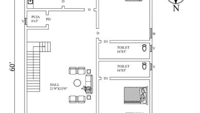 40x60 west facing house plan