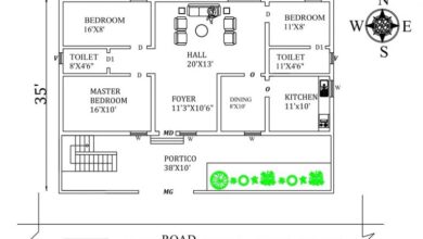 50X35 SOUTH FACING HOUSE PLAN