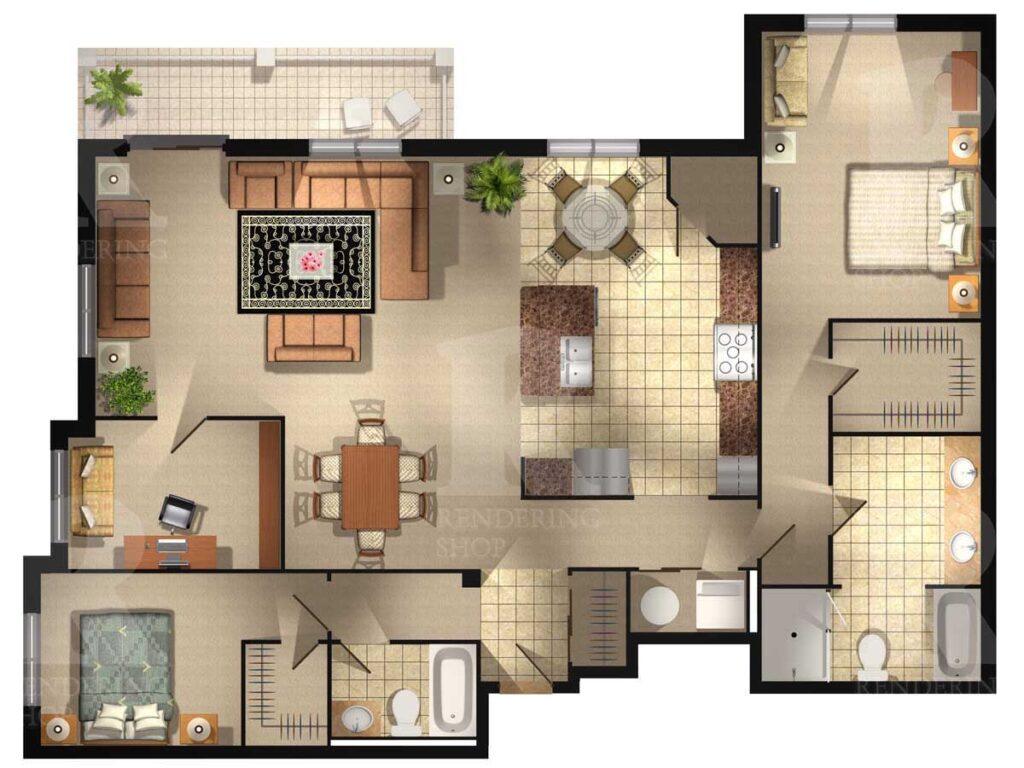 22X45 WEST FACING HOUSE PLAN