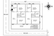 42X38 NORTH FACING HOUSE PLAN