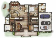 NORTH FACING FARM HOUSE PLAN