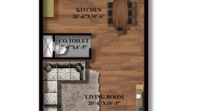 22X50 NORTHFACING HOUSE PLAN