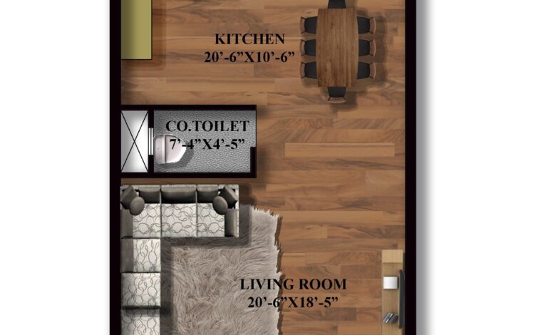 22X50 NORTHFACING HOUSE PLAN