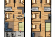 23x56 WEST FACING HOUSE PLAN