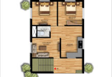 24-4X33 SOUTH FACING HOUSE PLAN