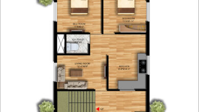 24-4X33 SOUTH FACING HOUSE PLAN